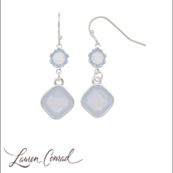 LC Lauren Conrad Jewelry - LC Lauren Conrad Blue Drop Earrings Nickel free